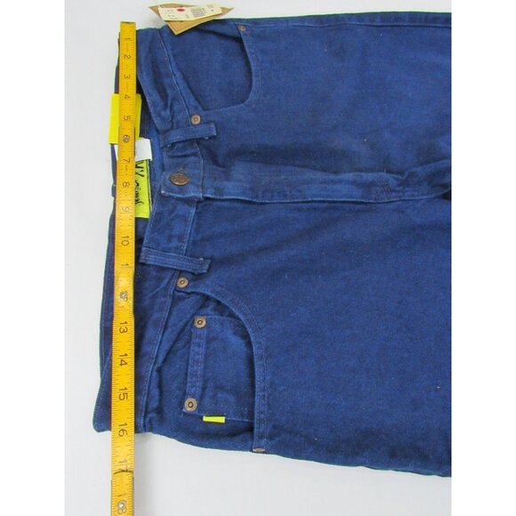 Vintage X-AM Blue Denim Hip Hop Old School Jeans USA Made 34X30 90s Big Baggy - Picture 7 of 9